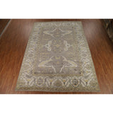 Oushak Indian Large Rug Hand-Knotted Wool Carpet - 10'0"x 13'8"