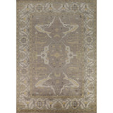 Oushak Indian Large Rug Hand-Knotted Wool Carpet - 10'0"x 13'8"