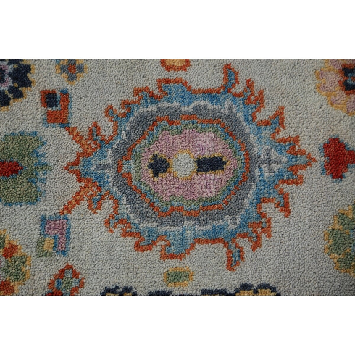 Oushak Indian Runner Rug Handmade Transitional Wool Carpet - 2'6"x 7'10"