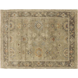 Oushak James Green Hand-knotted Rug (7'9 x 10')