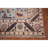 Oushak Oriental Area Rug Hand-Knotted Wool Carpet - 7'7"x 9'10"