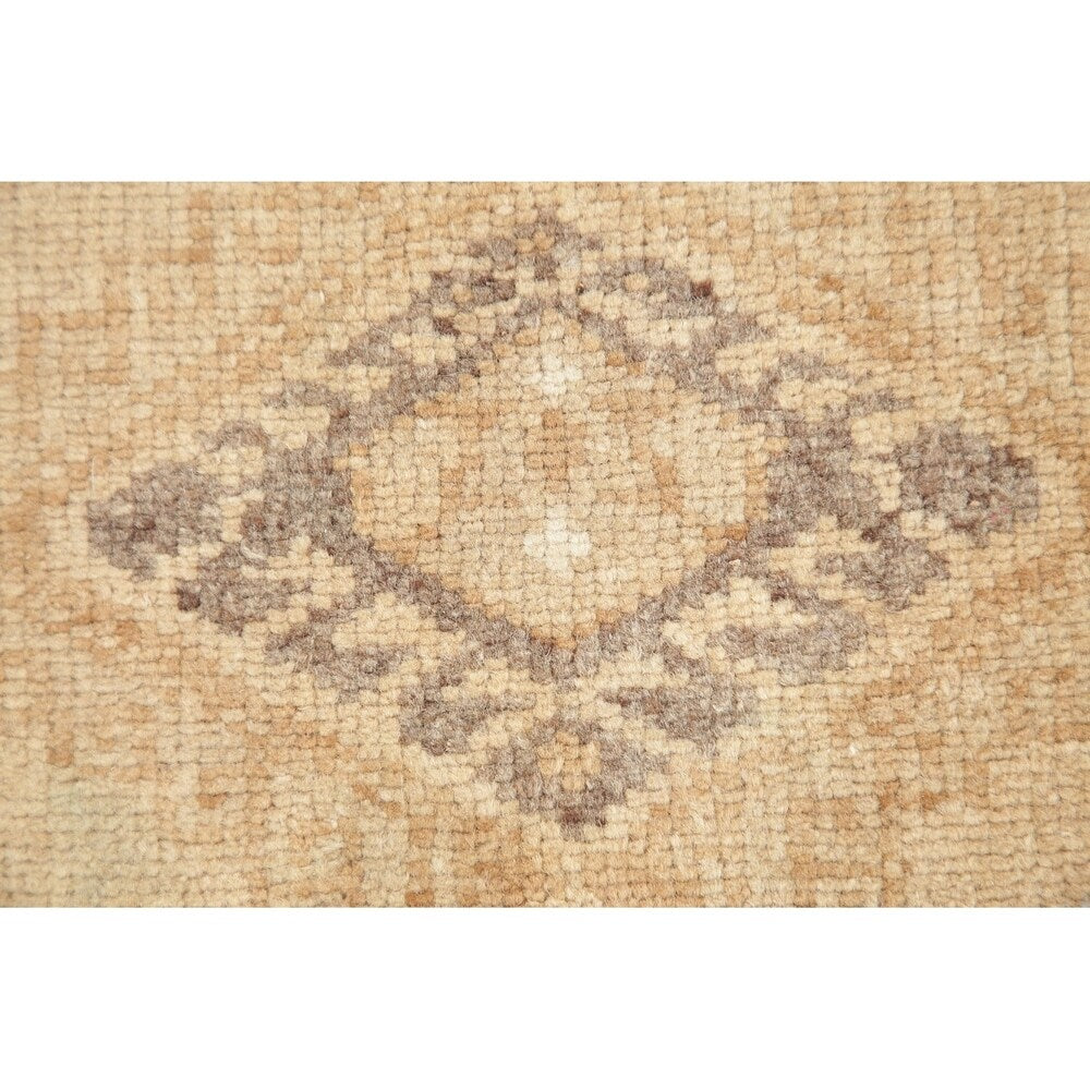 Oushak Oriental Tribal Vintage Hand Knotted Wool Turkish Area Rug - 2'7" x 1'11"