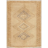 Oushak Oriental Tribal Vintage Hand Knotted Wool Turkish Area Rug - 2'7" x 1'11"
