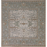 Oushak Square Area Rug Handmade Wool Carpet - 8'2"x 7'9"