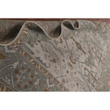 Oushak Square Area Rug Handmade Wool Carpet - 8'2"x 7'9"