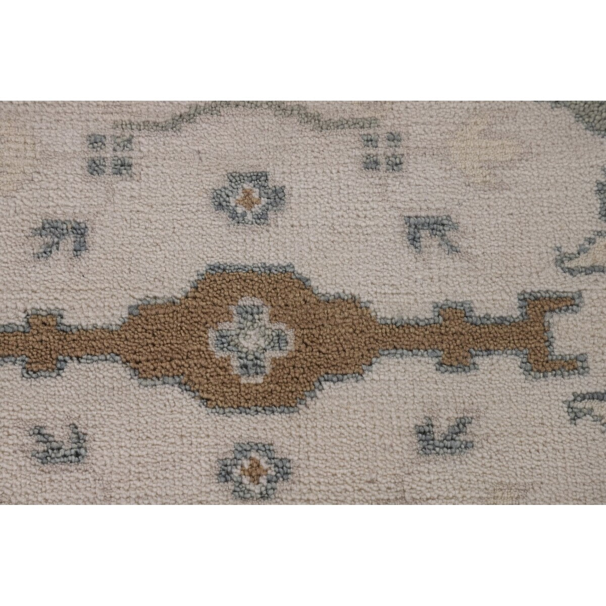 Oushak Square Area Rug Handmade Wool Carpet - 8'2"x 7'9"