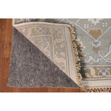 Oushak Square Area Rug Handmade Wool Carpet - 8'2"x 7'9"