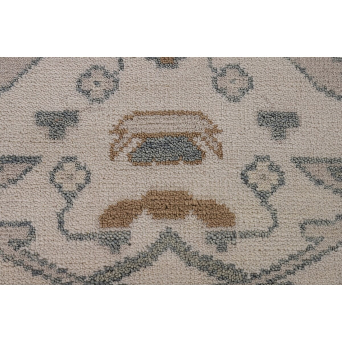 Oushak Square Area Rug Handmade Wool Carpet - 8'2"x 7'9"