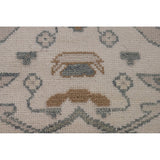 Oushak Square Area Rug Handmade Wool Carpet - 8'2"x 7'9"