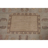Oushak Turkish Area Rug Hand-Knotted Vegetable Dye Wool Carpet - 8'4" x 10'4"