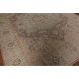 Oushak Turkish Area Rug Hand-Knotted Vegetable Dye Wool Carpet - 8'4" x 10'4"