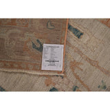 Oushak Turkish Runner Rug Handmade Vegetable Dye Wool Carpet - 3'10" x 12'2"