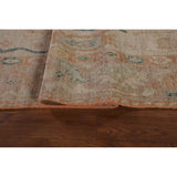 Oushak Turkish Runner Rug Handmade Vegetable Dye Wool Carpet - 3'10" x 12'2"
