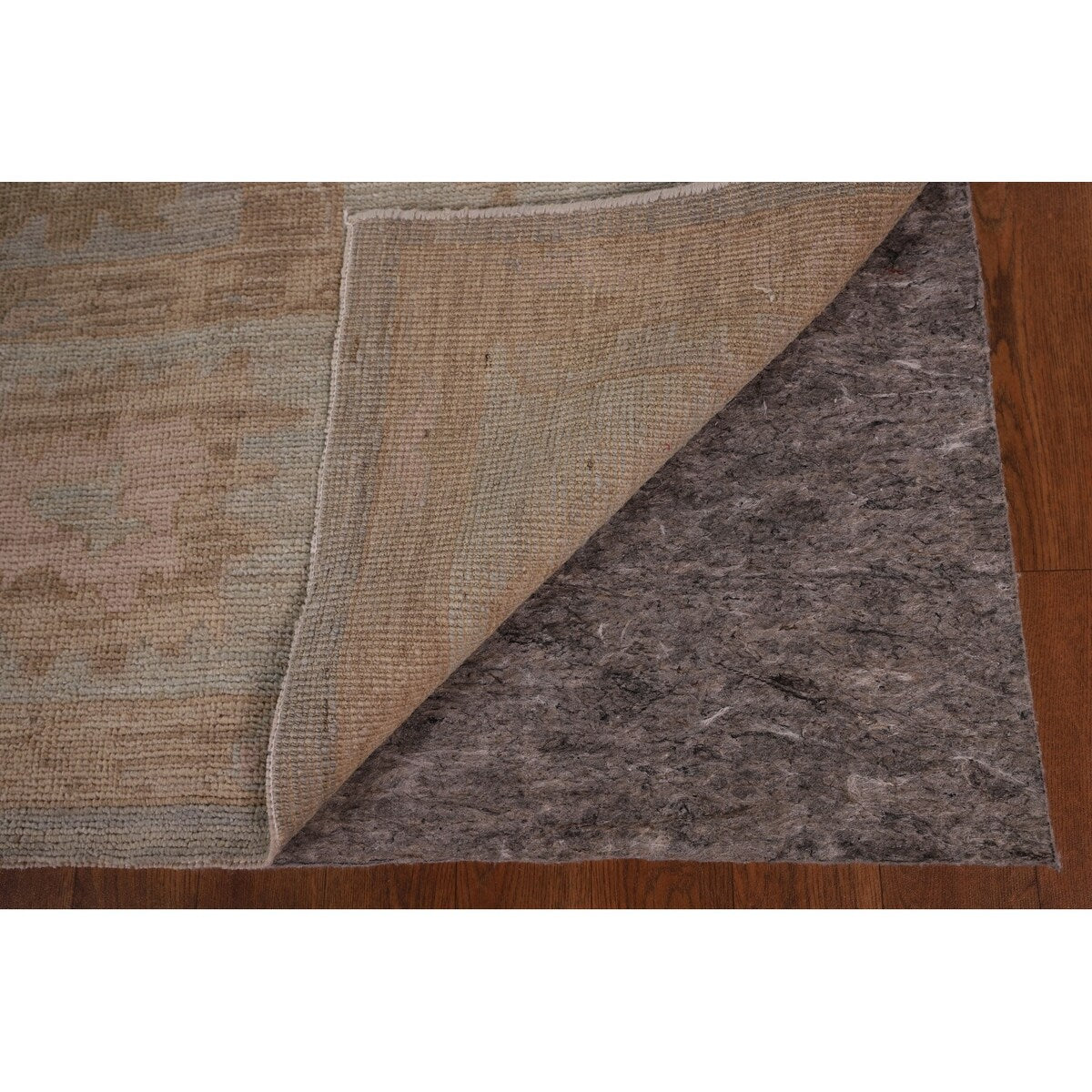 Oushak Vegetable Dye Area Rug Hand-Knotted Wool Carpet - 8'0" x 9'10"