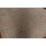 Oushak Vegetable Dye Area Rug Hand-Knotted Wool Carpet - 8'0" x 9'10"