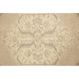 Oushak Vintage Muted Distressed Oriental Hand Knotted Turkish Area Rug - 3'7" x 2'0"