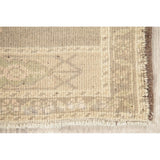 Oushak Vintage Muted Distressed Oriental Hand Knotted Turkish Area Rug - 3'7" x 2'0"