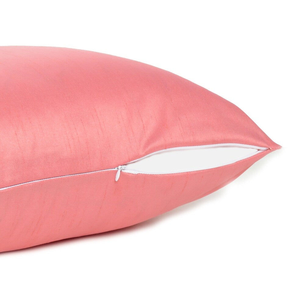 Oussum Handmade Solid Pattern Polydupion Pillowcase Throw Pillows Covers Cushion Cover (18x18 Inch)