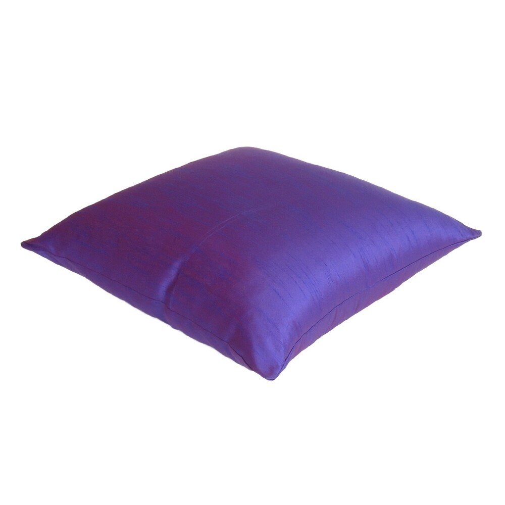 Oussum Handmade Solid Pattern Polydupion Pillowcase Throw Pillows Covers Cushion Cover (18x18 Inch)