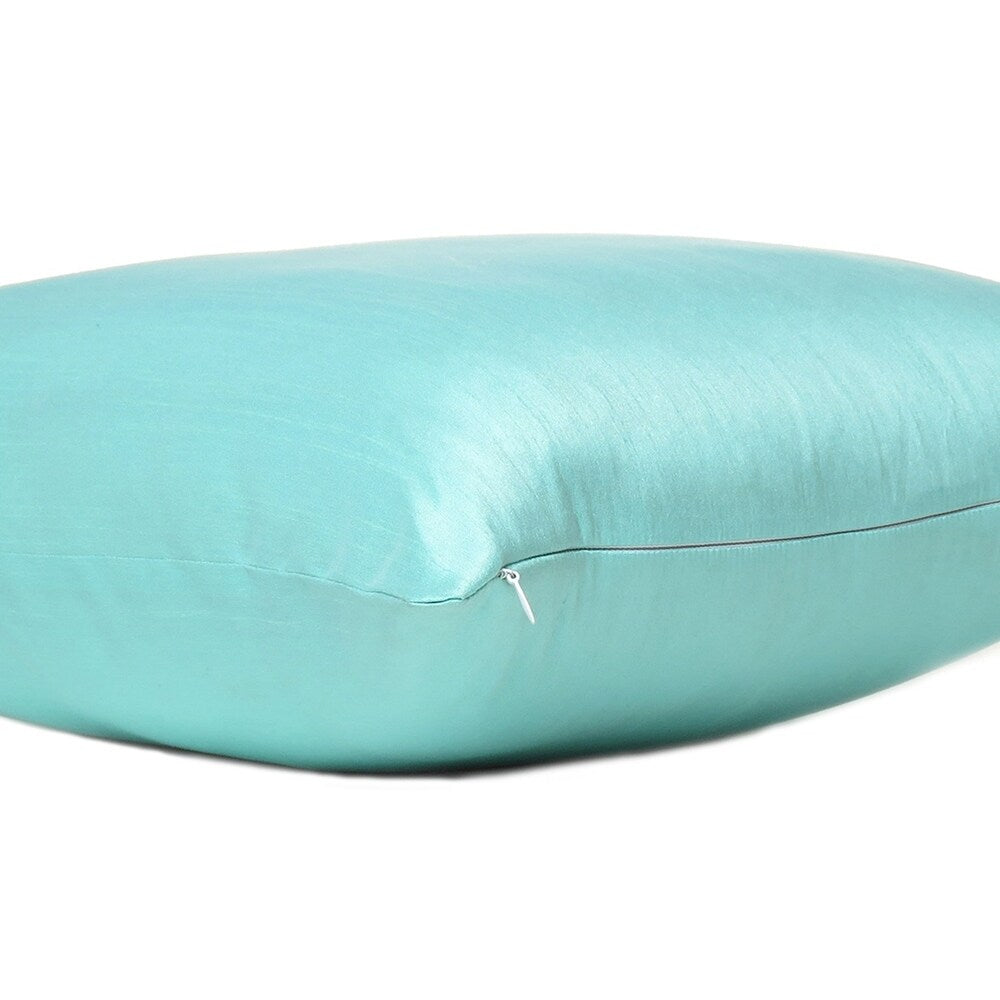 Oussum Handmade Solid Pattern Polydupion Pillowcase Throw Pillows Covers Cushion Cover (18x18 Inch)
