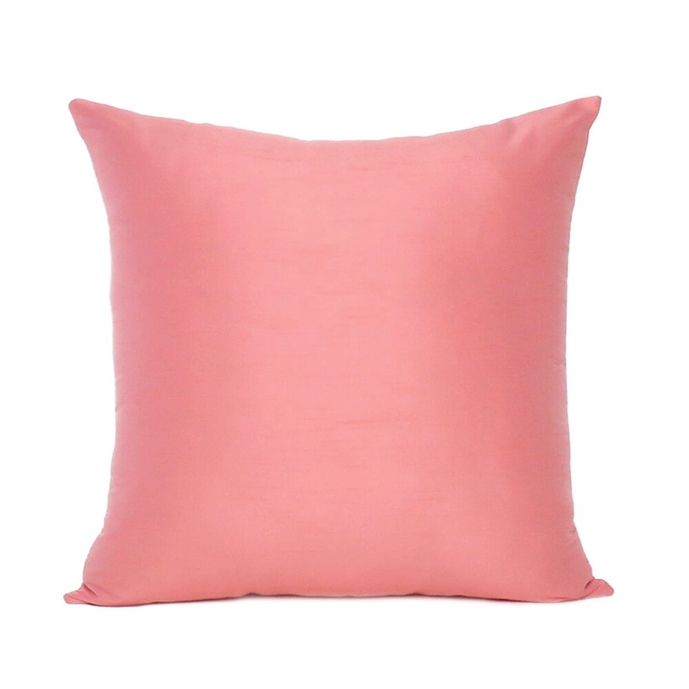 Oussum Handmade Solid Pattern Polydupion Pillowcase Throw Pillows Covers Cushion Cover (18x18 Inch)