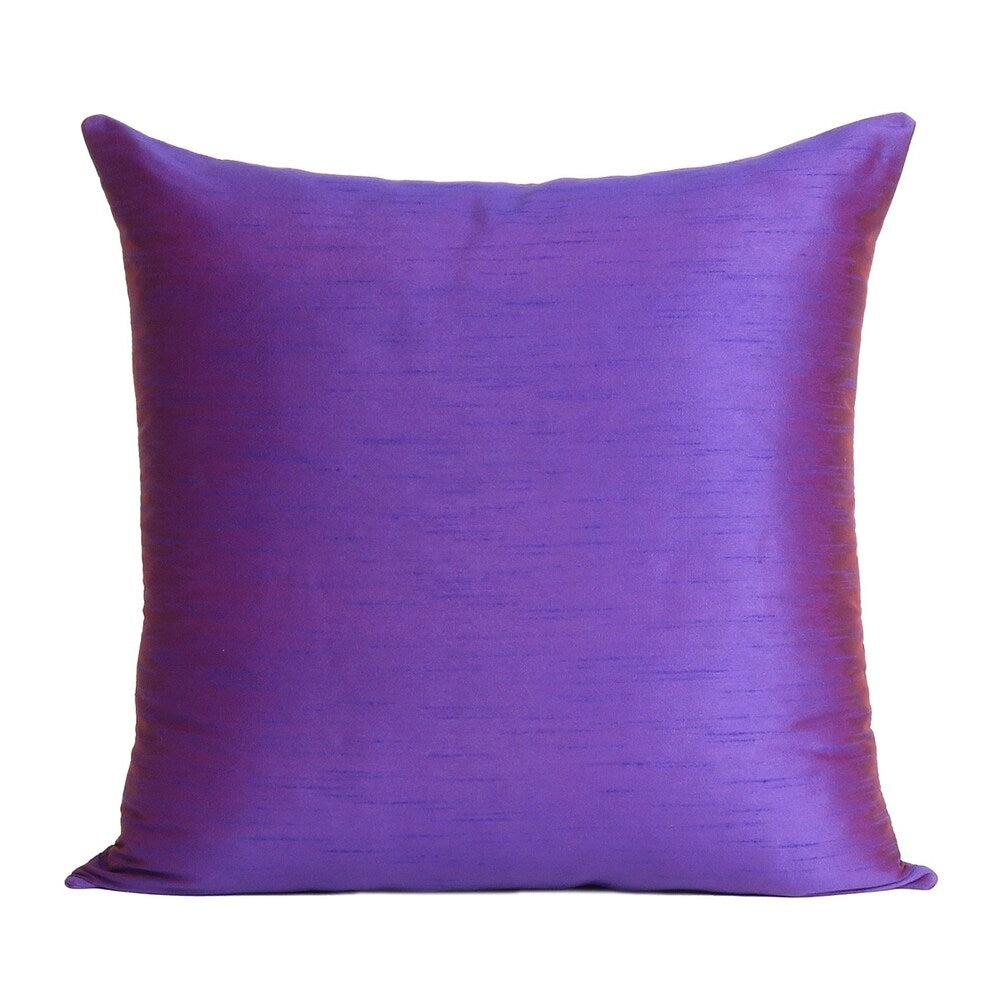 Oussum Handmade Solid Pattern Polydupion Pillowcase Throw Pillows Covers Cushion Cover (18x18 Inch)
