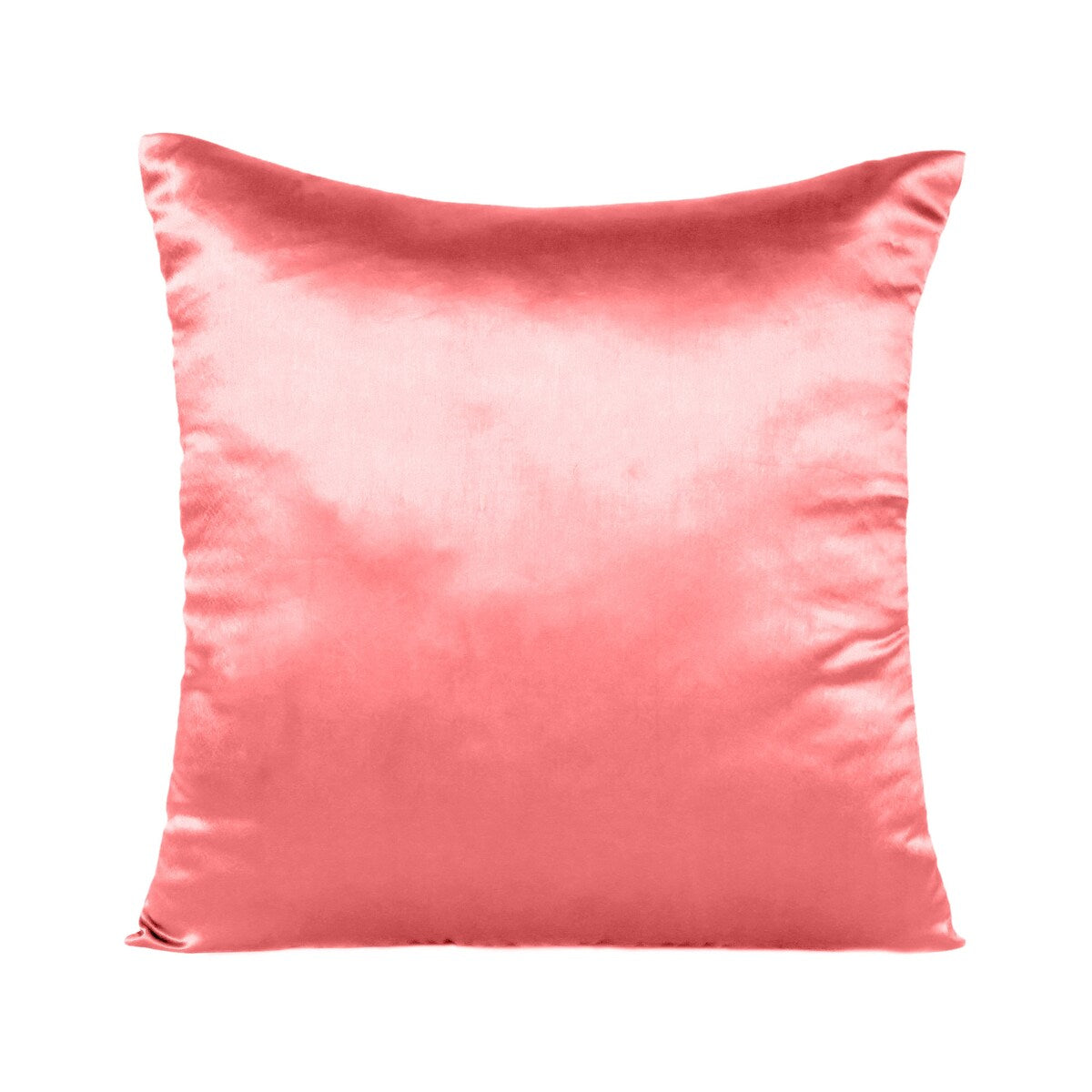 Home Decor Pillow Covers Satin Zippered Pillow Case Cushion Cover Colored Solid Pillowcase Decorative Bedding Soft Cushion Case