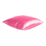 Home Decor Pillow Covers Satin Zippered Pillow Case Cushion Cover Colored Solid Pillowcase Decorative Bedding Soft Cushion Case