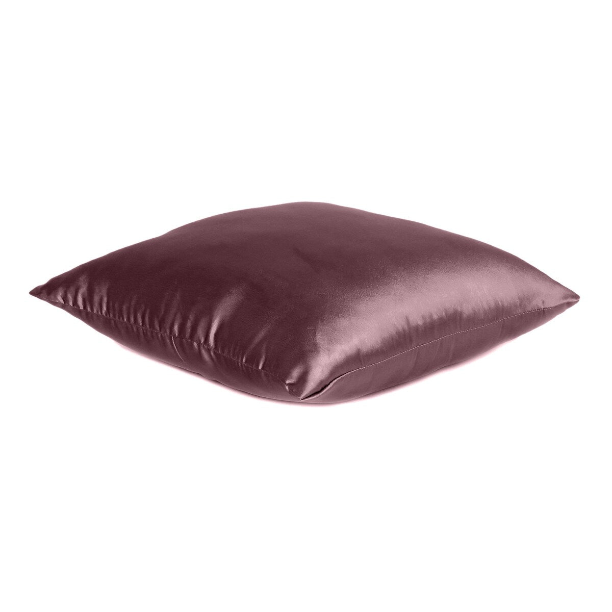 Home Decor Pillow Covers Satin Zippered Pillow Case Cushion Cover Colored Solid Pillowcase Decorative Bedding Soft Cushion Case