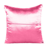 Home Decor Pillow Covers Satin Zippered Pillow Case Cushion Cover Colored Solid Pillowcase Decorative Bedding Soft Cushion Case