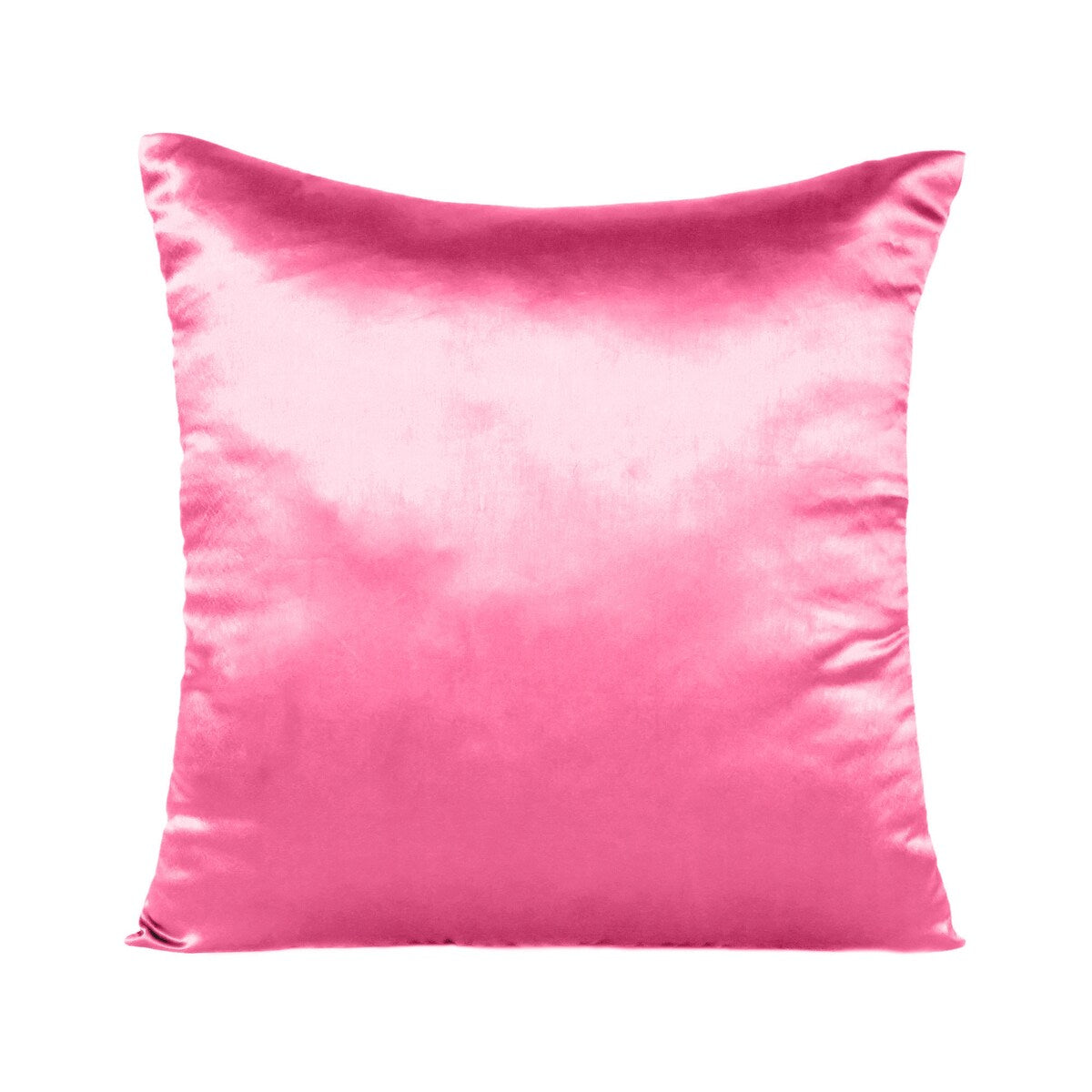 Home Decor Pillow Covers Satin Zippered Pillow Case Cushion Cover Colored Solid Pillowcase Decorative Bedding Soft Cushion Case