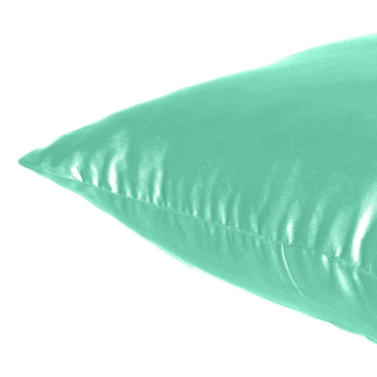 Home Decor Pillow Covers Satin Zippered Pillow Case Cushion Cover Colored Solid Pillowcase Decorative Bedding Soft Cushion Case