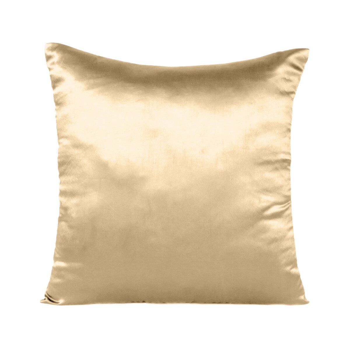 Home Decor Pillow Covers Satin Zippered Pillow Case Cushion Cover Colored Solid Pillowcase Decorative Bedding Soft Cushion Case