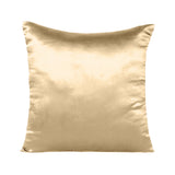 Home Decor Pillow Covers Satin Zippered Pillow Case Cushion Cover Colored Solid Pillowcase Decorative Bedding Soft Cushion Case