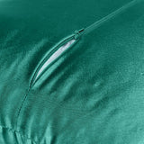 Home Decor Pillow Covers Satin Zippered Pillow Case Cushion Cover Colored Solid Pillowcase Decorative Bedding Soft Cushion Case