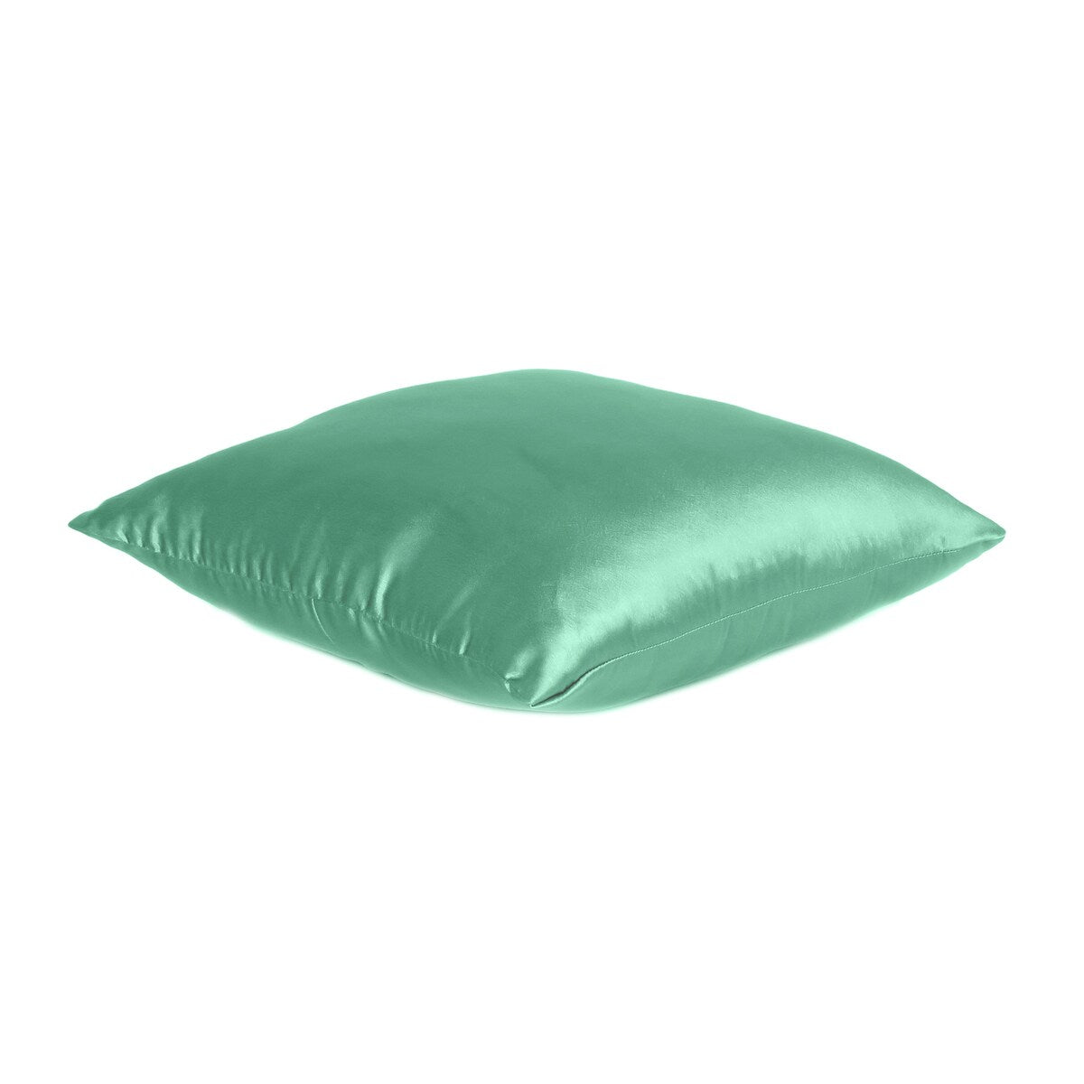 Home Decor Pillow Covers Satin Zippered Pillow Case Cushion Cover Colored Solid Pillowcase Decorative Bedding Soft Cushion Case