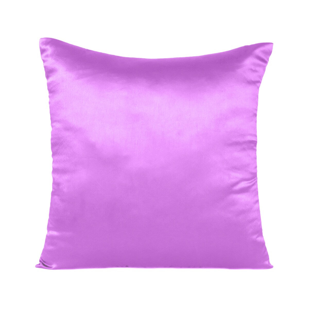 Home Decor Pillow Covers Satin Zippered Pillow Case Cushion Cover Colored Solid Pillowcase Decorative Bedding Soft Cushion Case