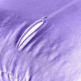 Home Decor Pillow Covers Satin Zippered Pillow Case Cushion Cover Colored Solid Pillowcase Decorative Bedding Soft Cushion Case