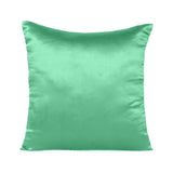 Home Decor Pillow Covers Satin Zippered Pillow Case Cushion Cover Colored Solid Pillowcase Decorative Bedding Soft Cushion Case