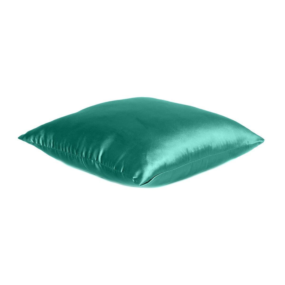 Home Decor Pillow Covers Satin Zippered Pillow Case Cushion Cover Colored Solid Pillowcase Decorative Bedding Soft Cushion Case