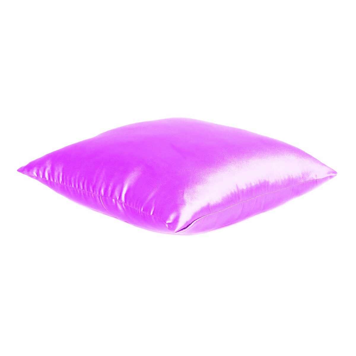 Home Decor Pillow Covers Satin Zippered Pillow Case Cushion Cover Colored Solid Pillowcase Decorative Bedding Soft Cushion Case