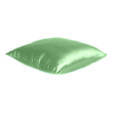 Home Decor Pillow Covers Satin Zippered Pillow Case Cushion Cover Colored Solid Pillowcase Decorative Bedding Soft Cushion Case