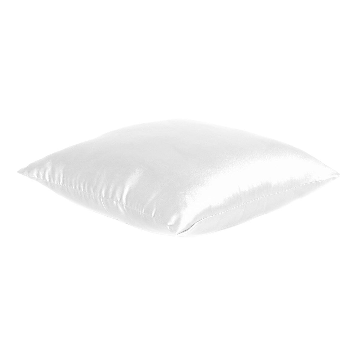 Home Decor Pillow Covers Satin Zippered Pillow Case Cushion Cover Colored Solid Pillowcase Decorative Bedding Soft Cushion Case