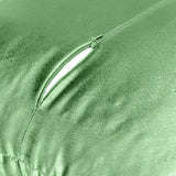 Home Decor Pillow Covers Satin Zippered Pillow Case Cushion Cover Colored Solid Pillowcase Decorative Bedding Soft Cushion Case
