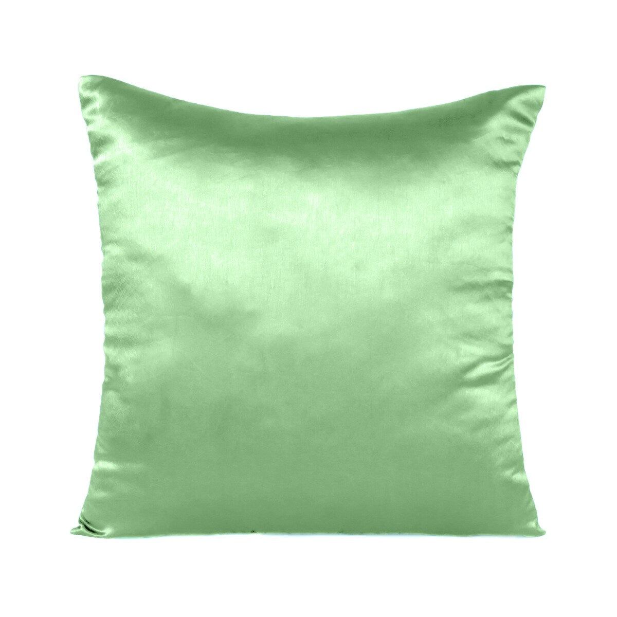 Home Decor Pillow Covers Satin Zippered Pillow Case Cushion Cover Colored Solid Pillowcase Decorative Bedding Soft Cushion Case
