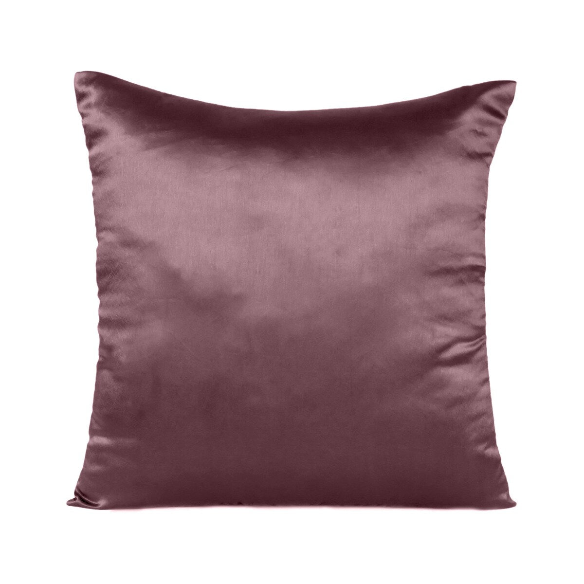 Home Decor Pillow Covers Satin Zippered Pillow Case Cushion Cover Colored Solid Pillowcase Decorative Bedding Soft Cushion Case