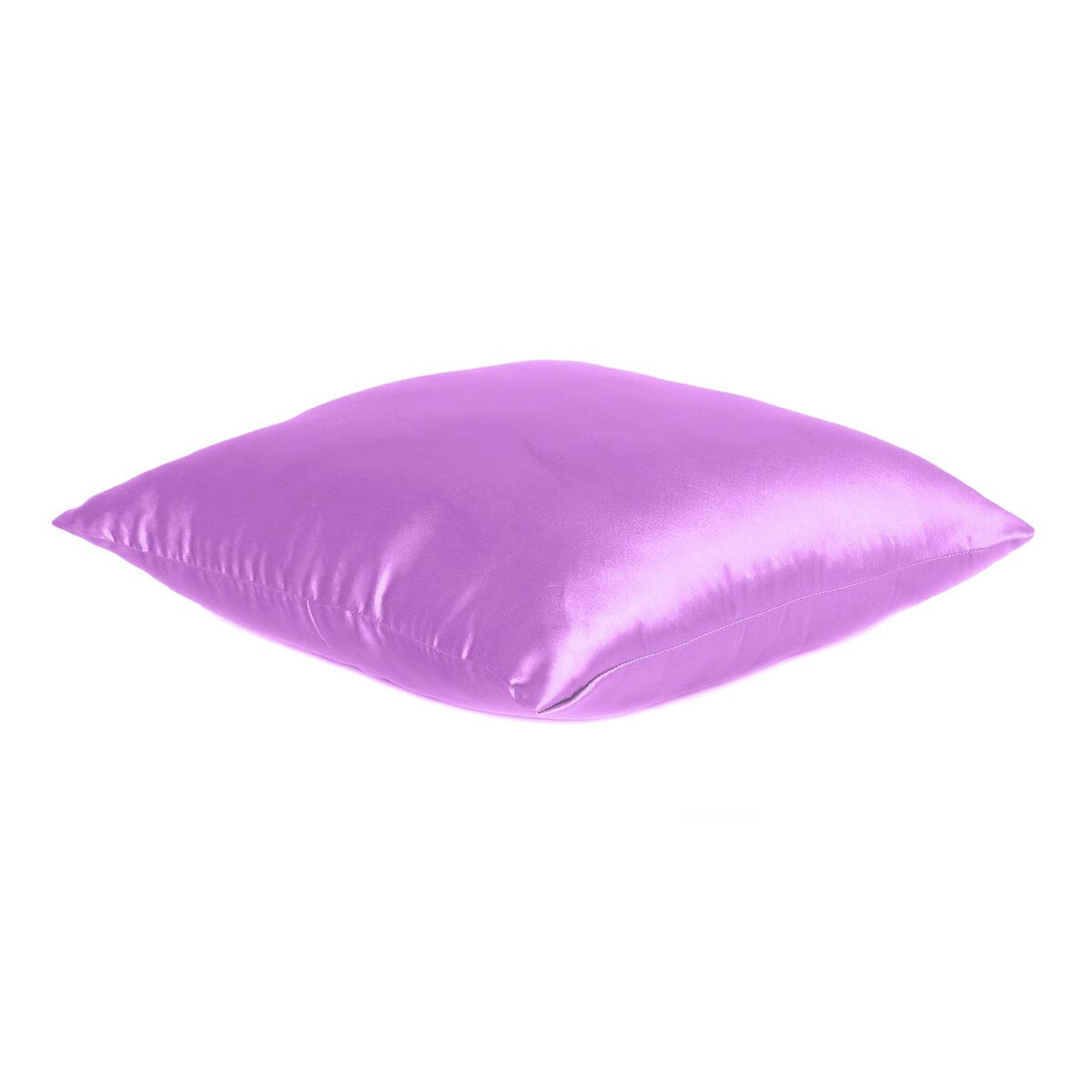 Home Decor Pillow Covers Satin Zippered Pillow Case Cushion Cover Colored Solid Pillowcase Decorative Bedding Soft Cushion Case