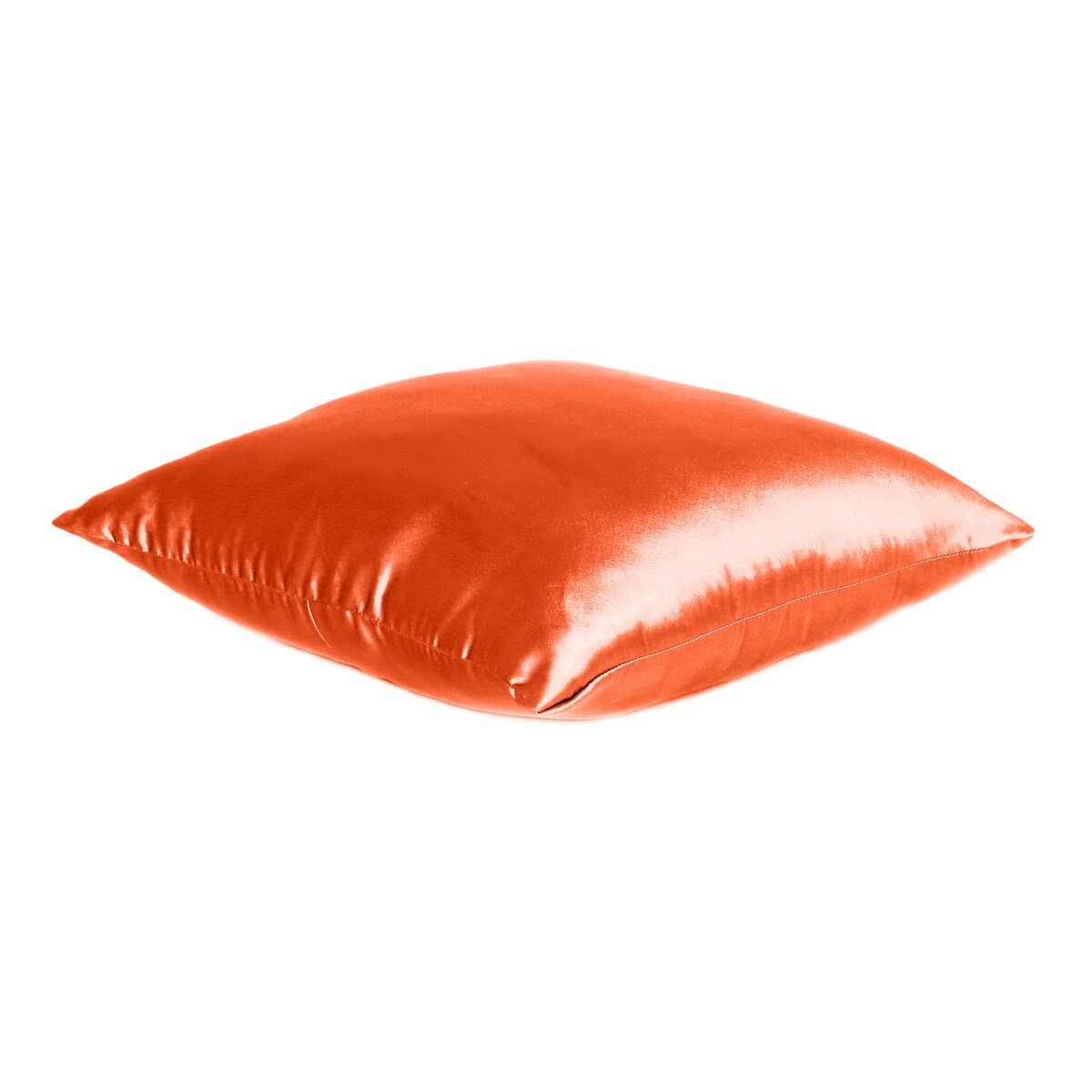 Home Decor Pillow Covers Satin Zippered Pillow Case Cushion Cover Colored Solid Pillowcase Decorative Bedding Soft Cushion Case