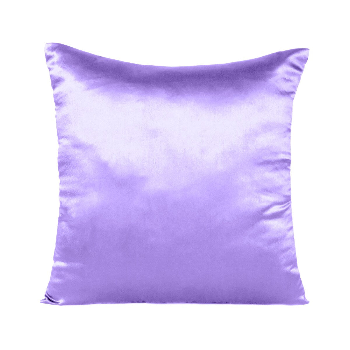 Home Decor Pillow Covers Satin Zippered Pillow Case Cushion Cover Colored Solid Pillowcase Decorative Bedding Soft Cushion Case