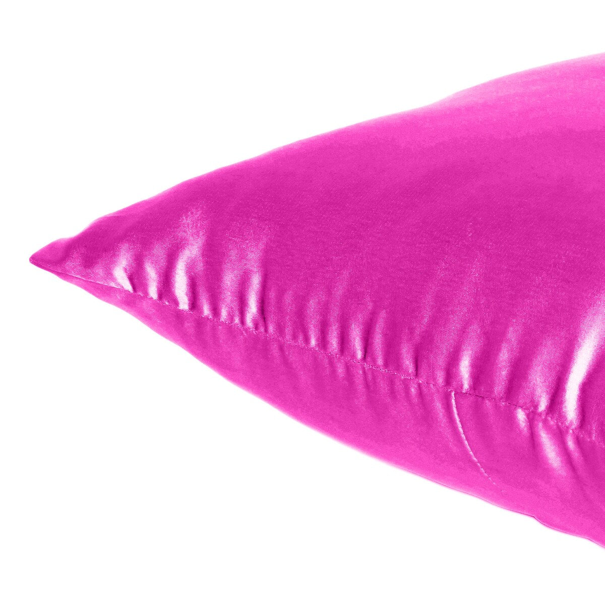 Home Decor Pillow Covers Satin Zippered Pillow Case Cushion Cover Colored Solid Pillowcase Decorative Bedding Soft Cushion Case